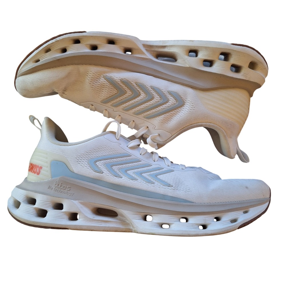 K Swiss Melrose Womens Tubes Lite Running Comfort Shoe Breathable Cream 10